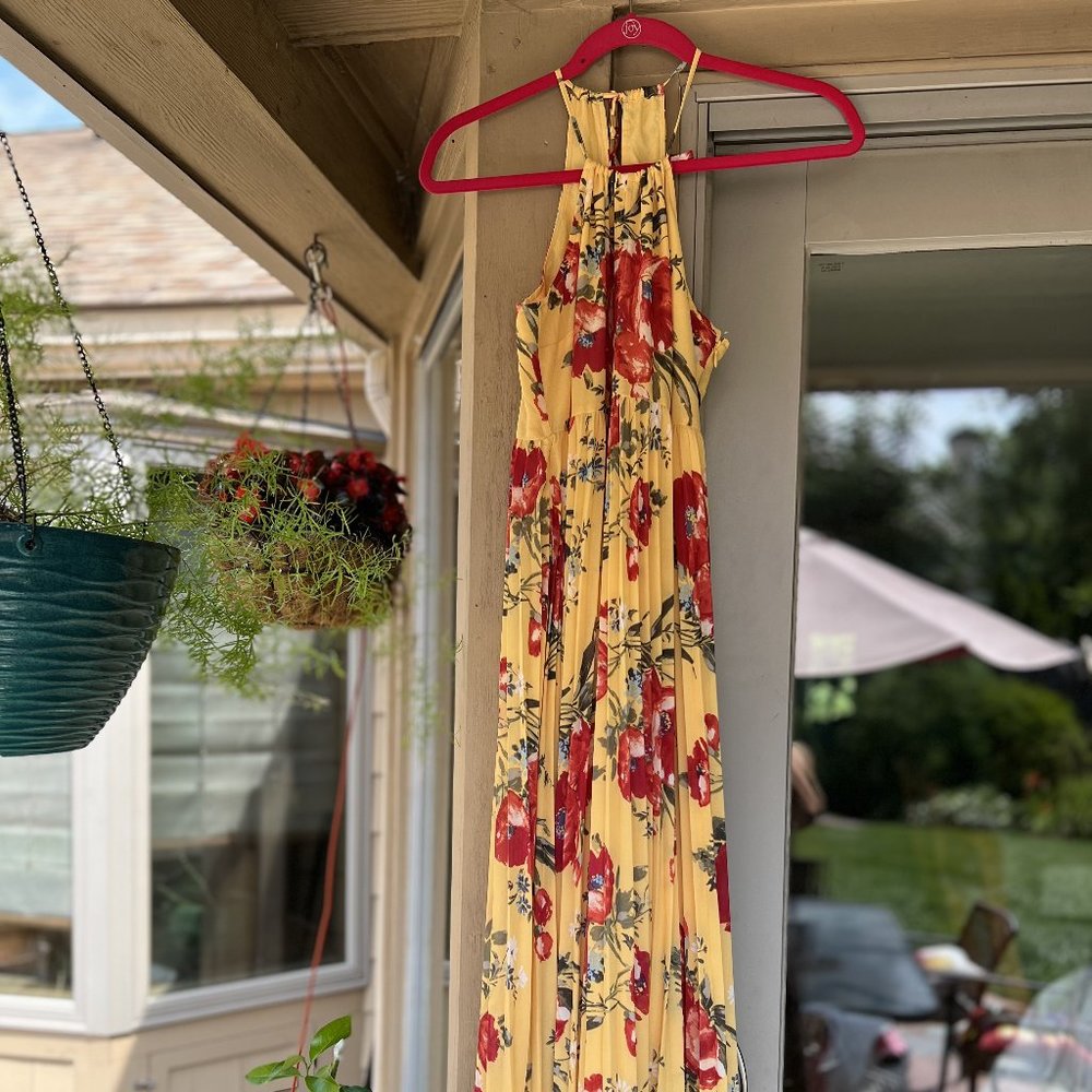 Floral Maxi Dress - Size S